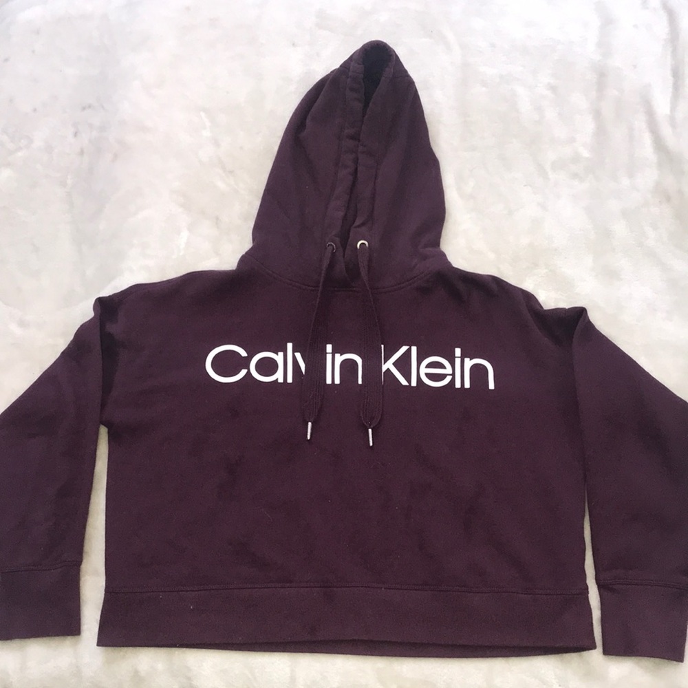 Calvin Klein Maroon Hoodie